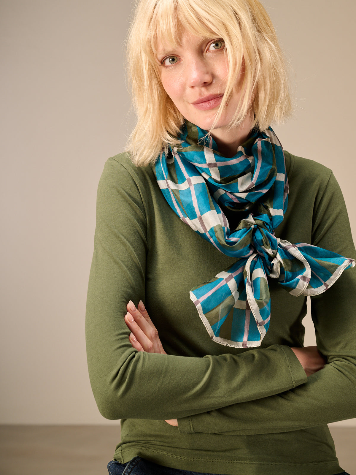 Silk scarf