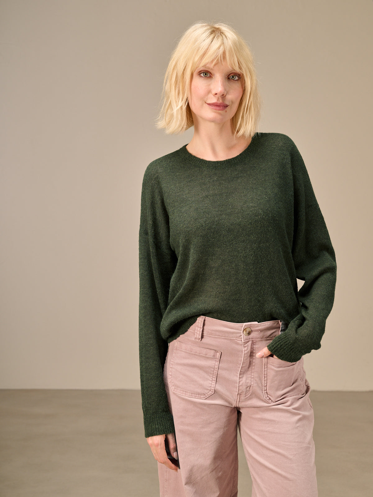 Round-neck sweater