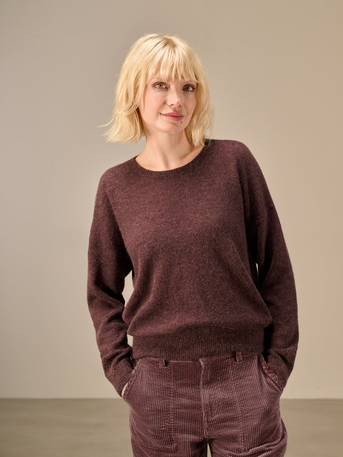 Round-neck sweater