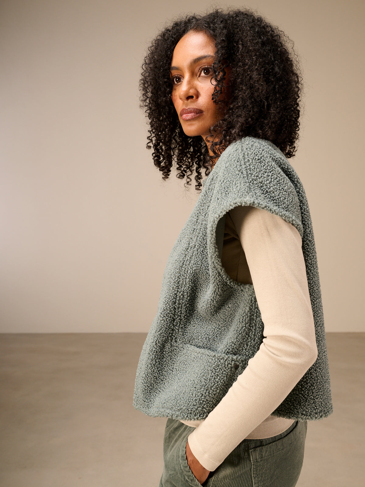 Fleece vest