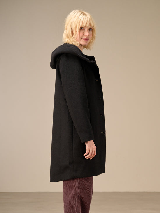 Hooded coat