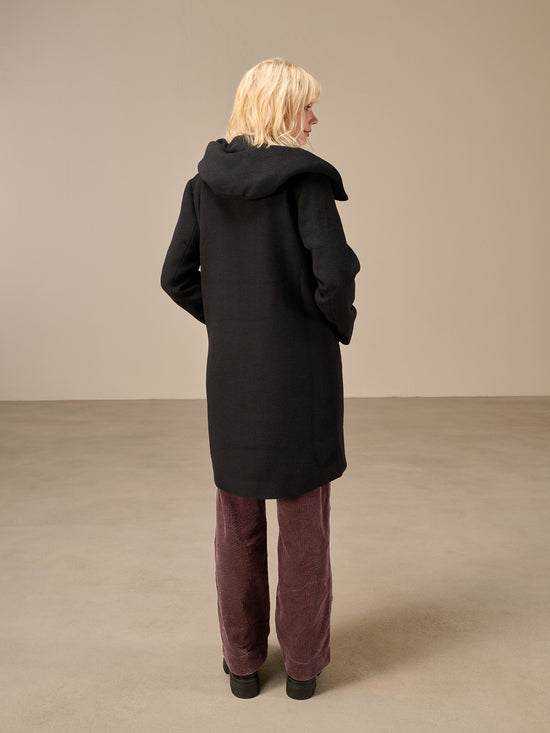 Hooded coat