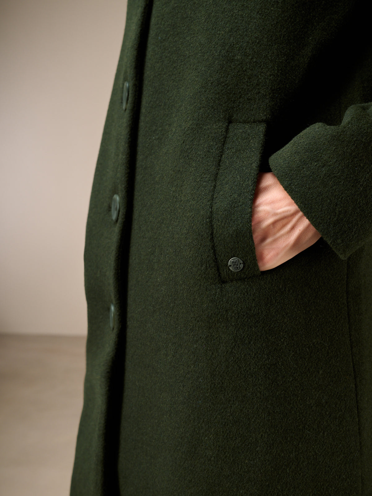 Hooded coat
