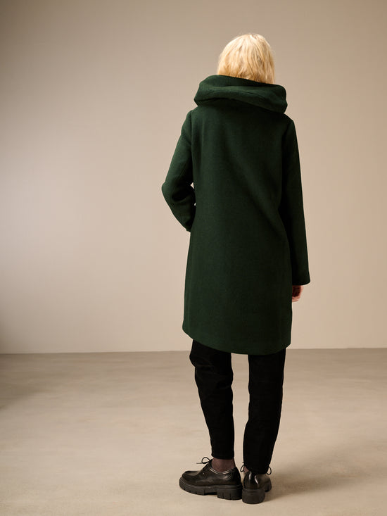 Hooded coat