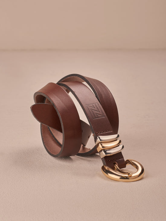 Leather belt