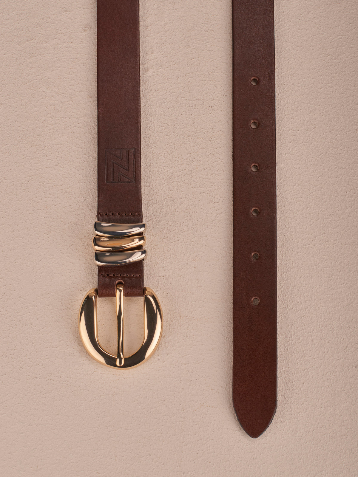 Leather belt