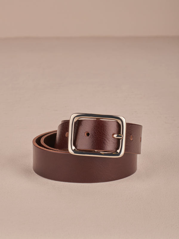 Leather belt