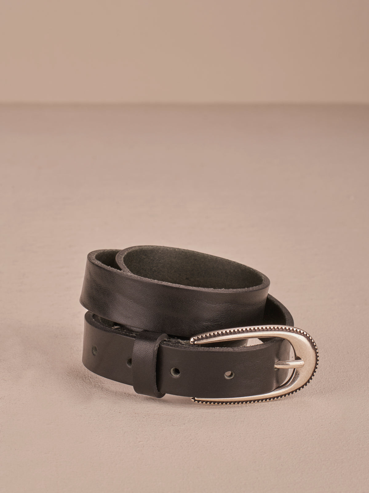 Leather belt