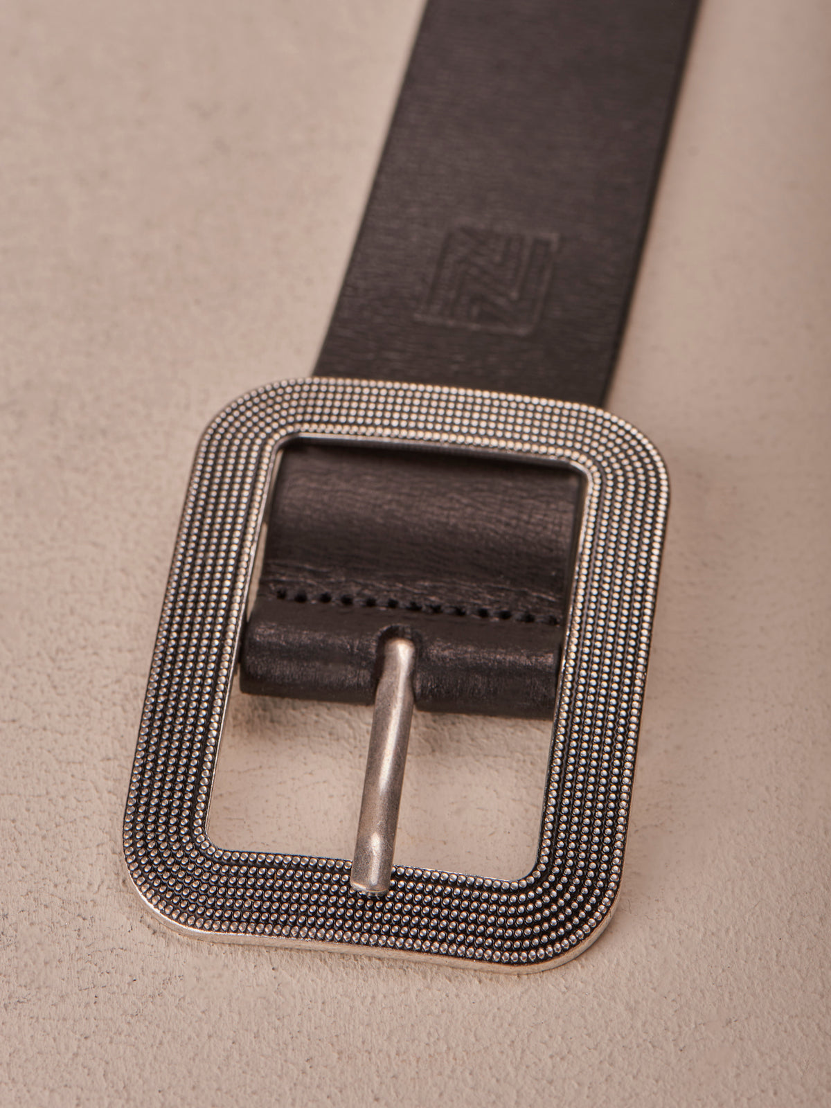 Leather belt
