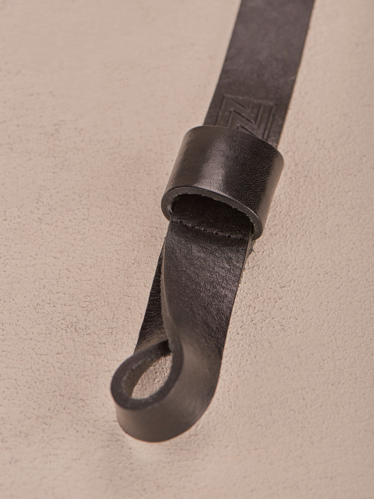 Leather belt