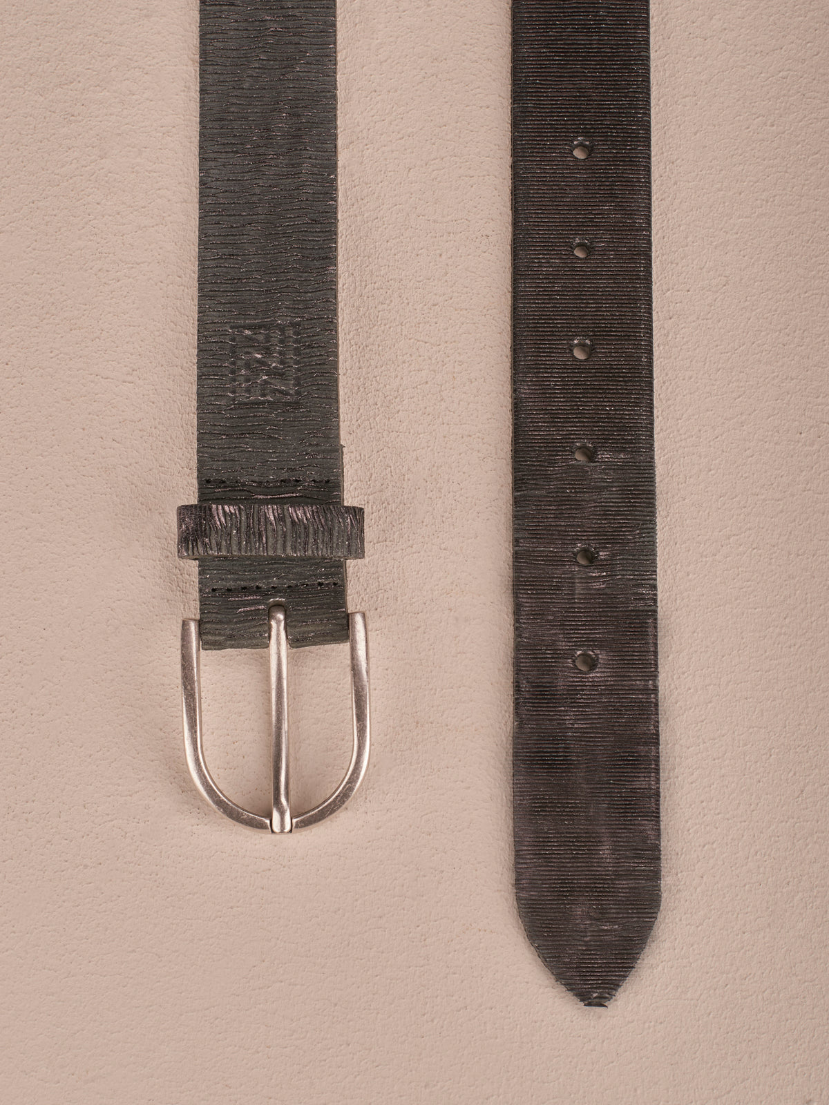 Leather belt