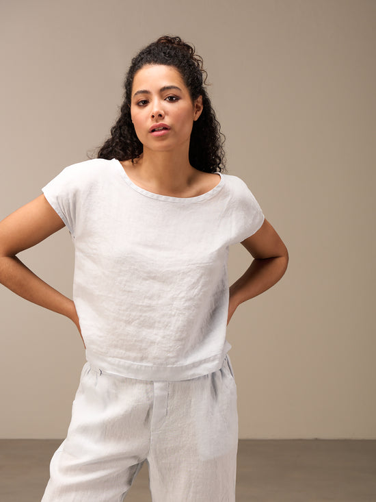 Blusa in lino