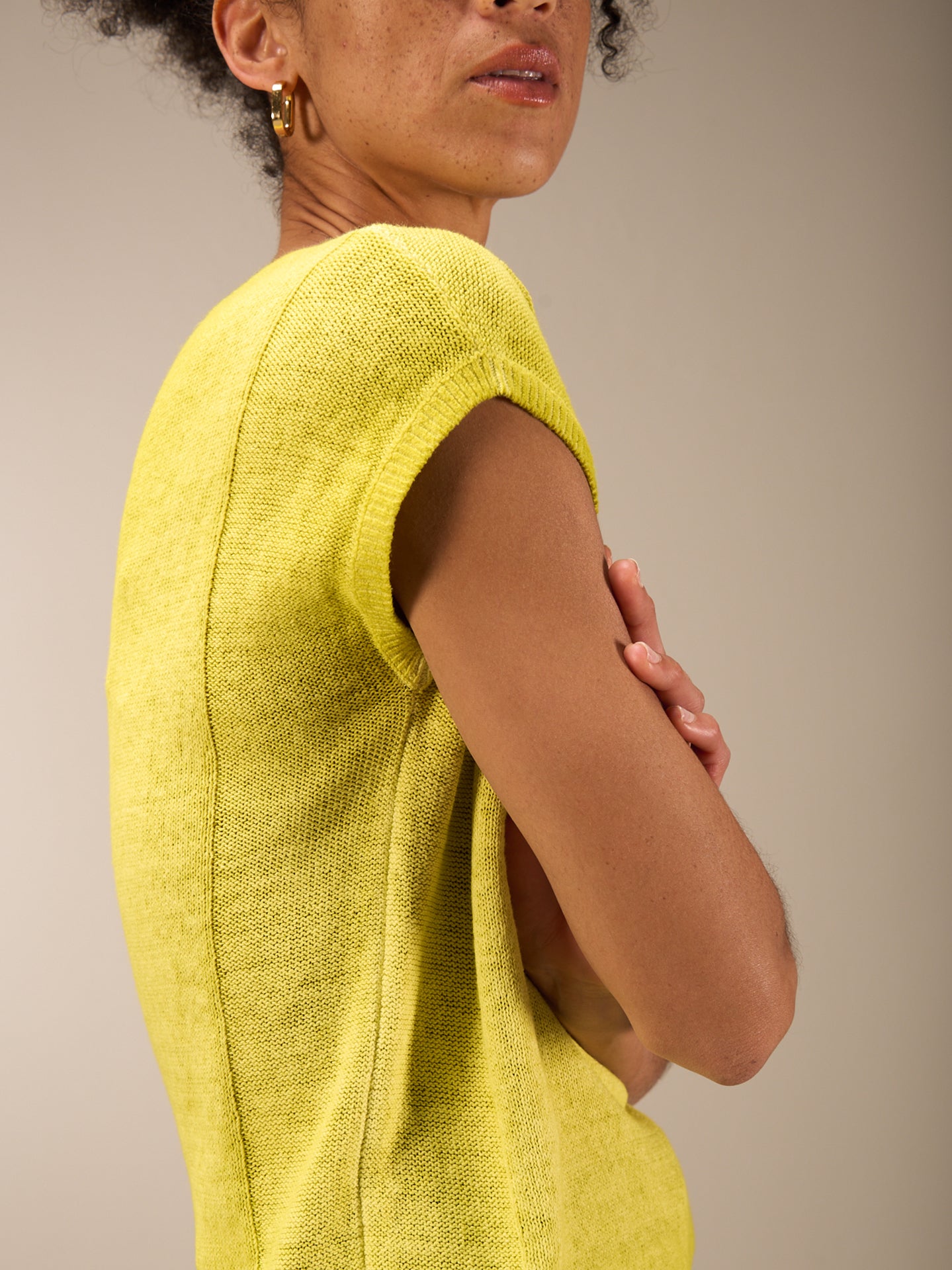 V-neck sweater vest