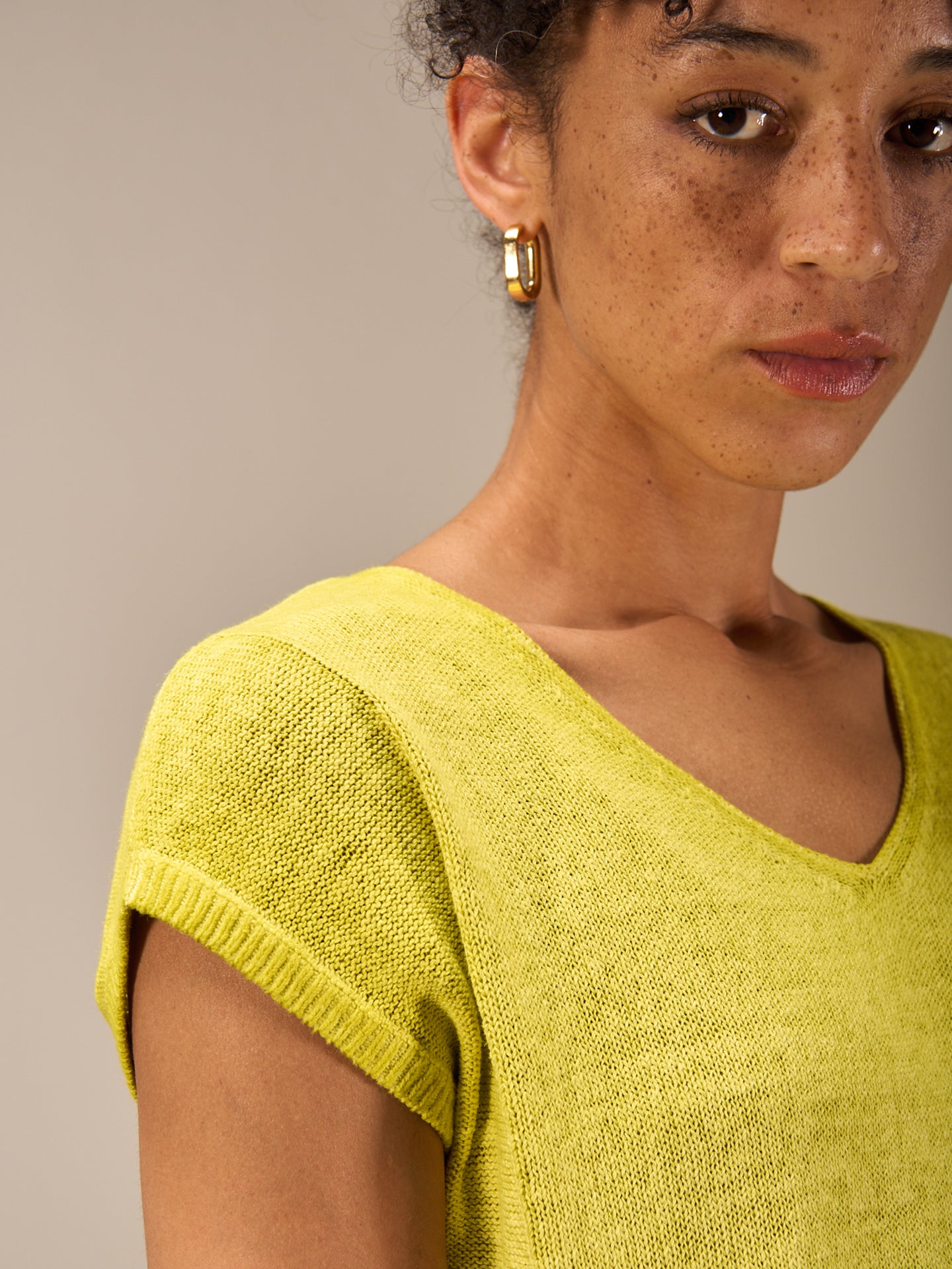 V-neck sweater vest