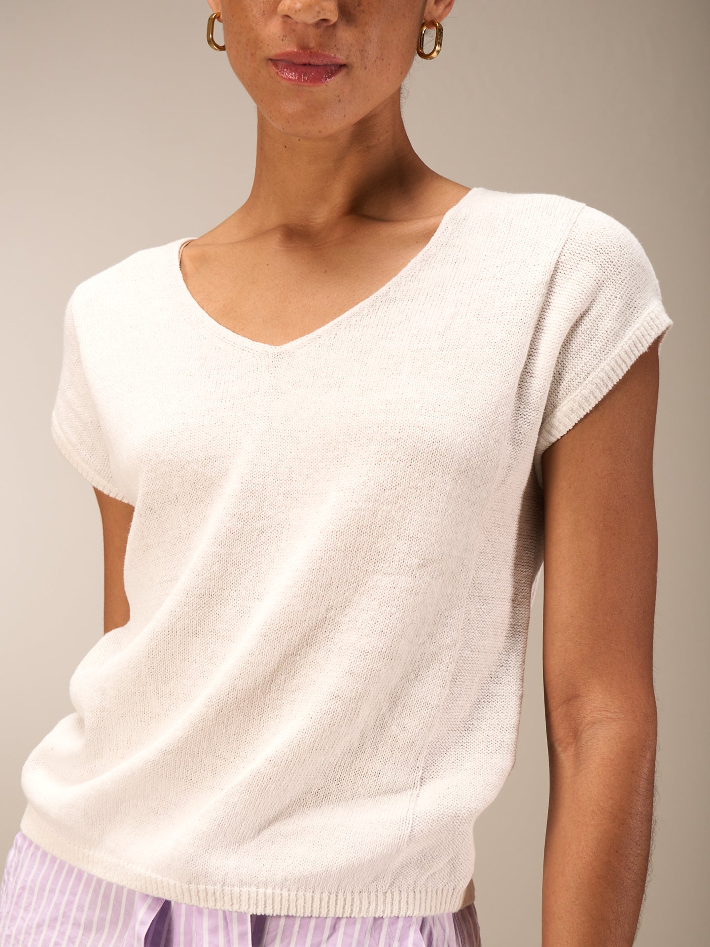 V-neck sweater vest
