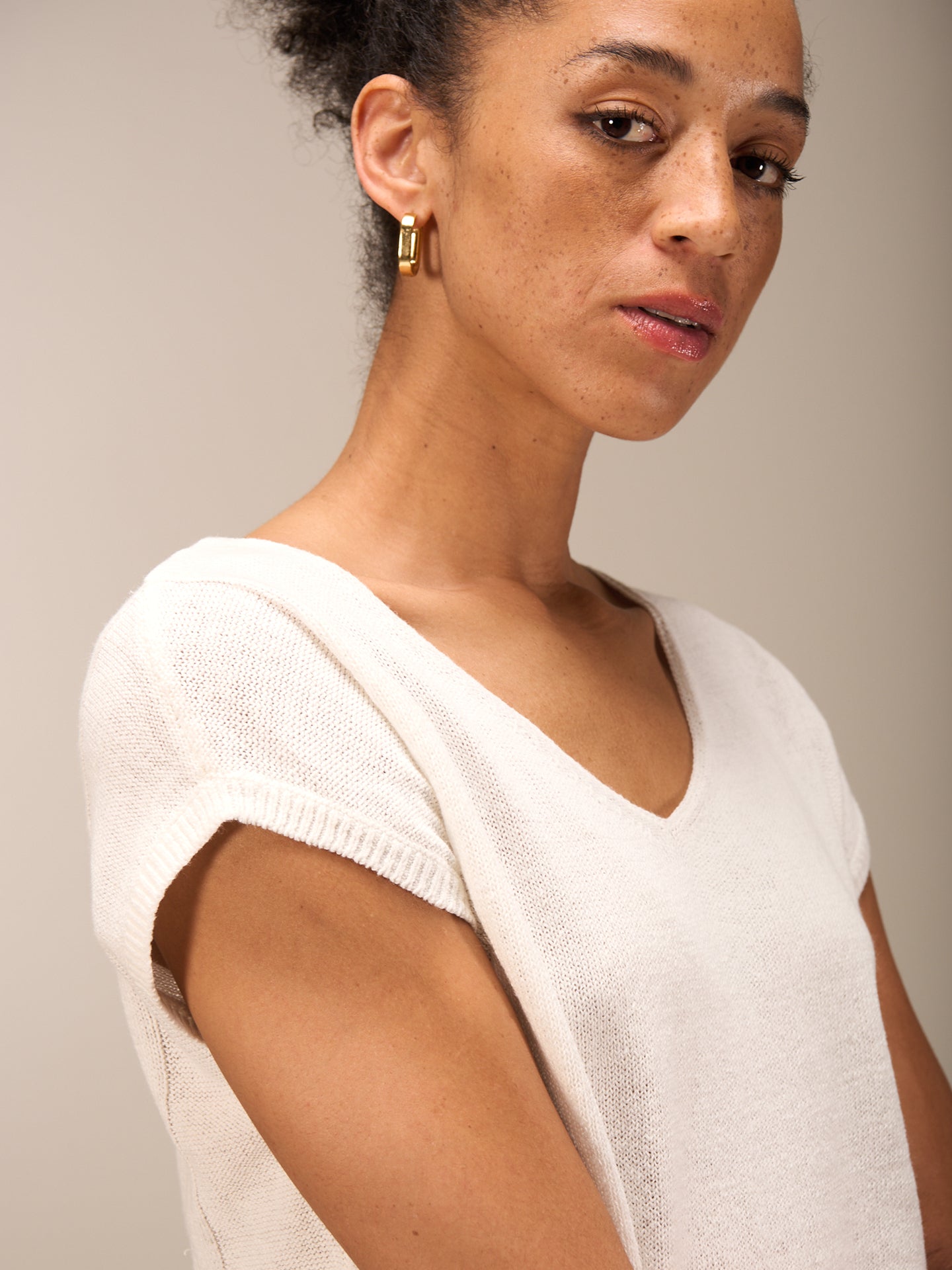 V-neck sweater vest