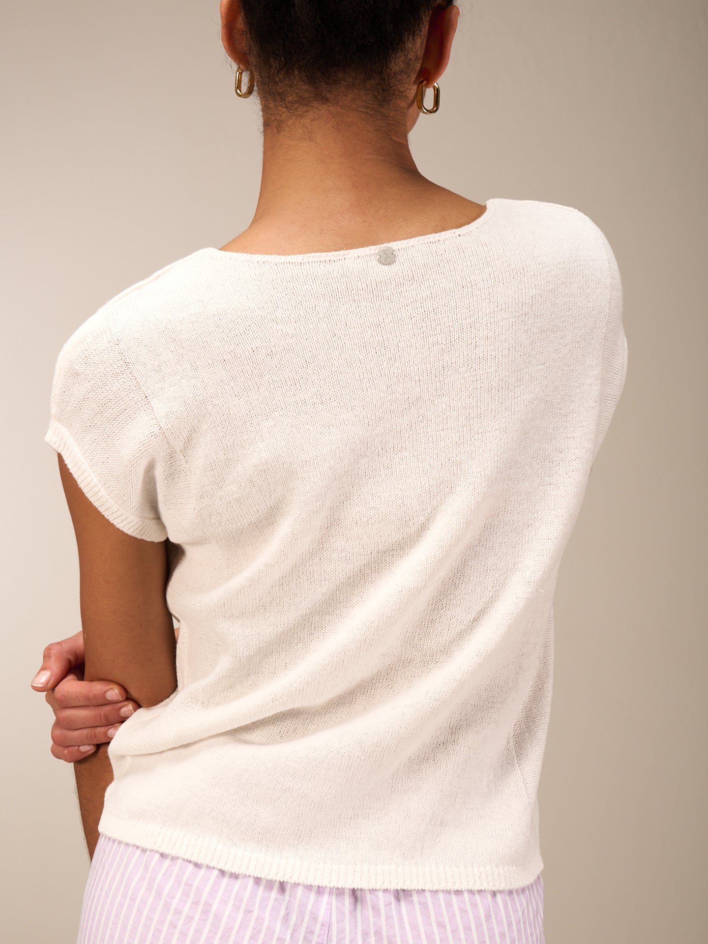 V-neck sweater vest