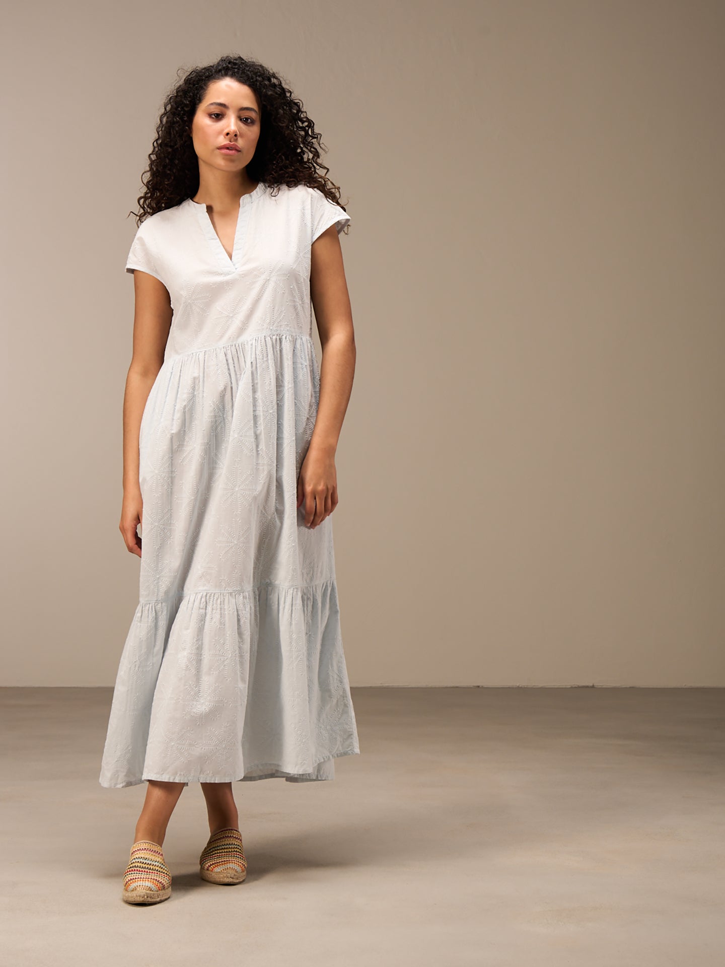 V-neck dress