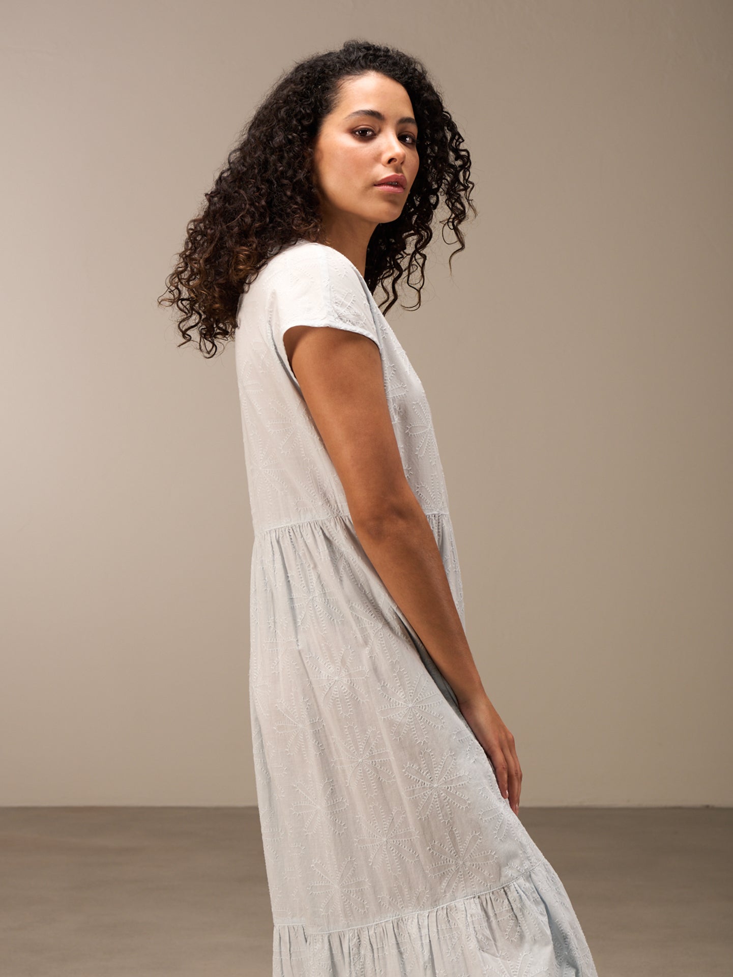 V-neck dress