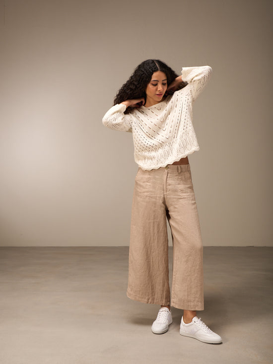 Loose-knit sweater