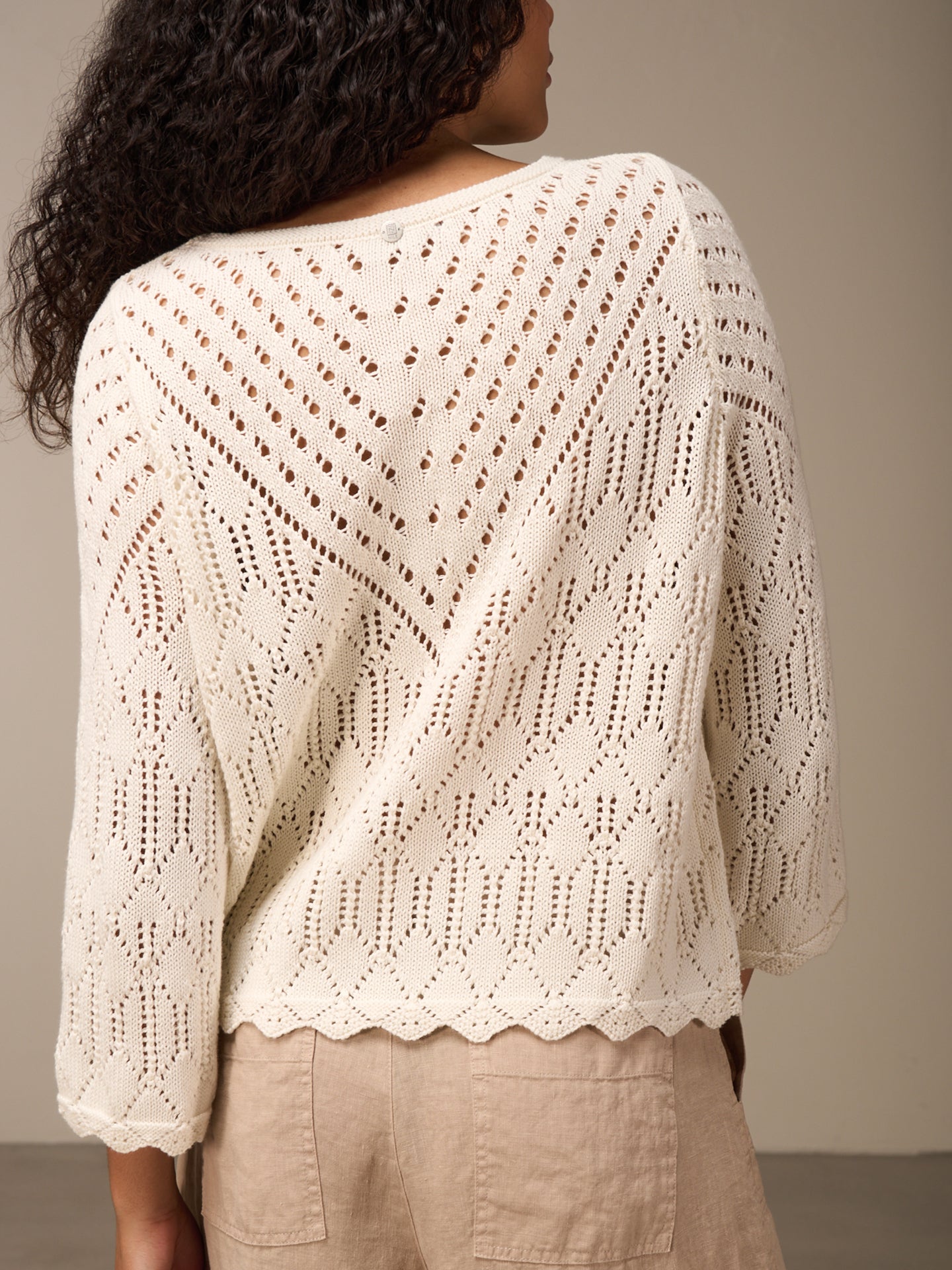 Loose-knit sweater