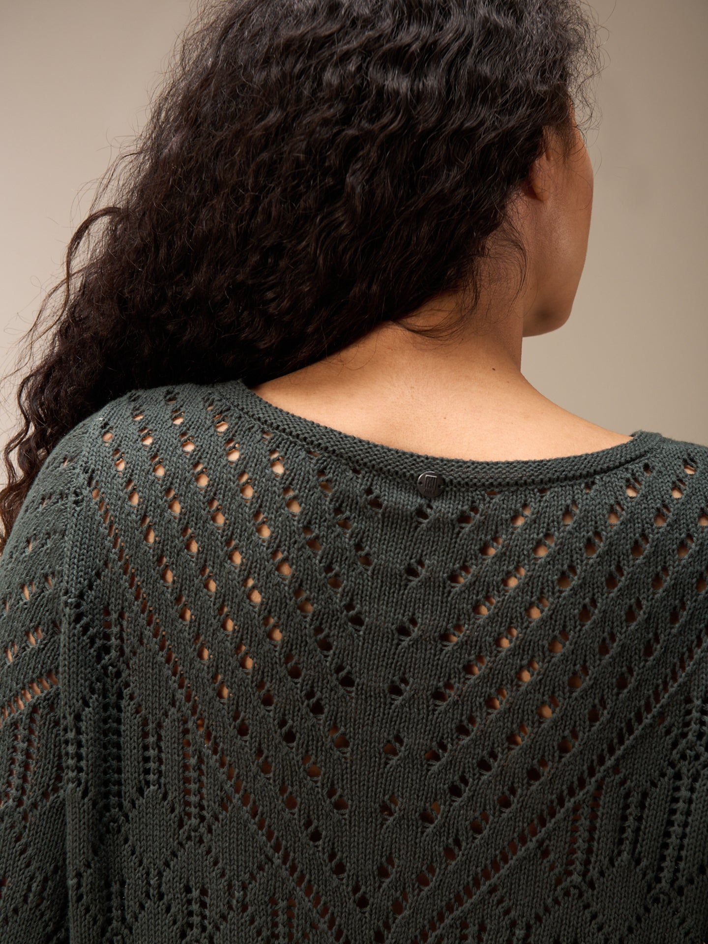 Loose-knit sweater