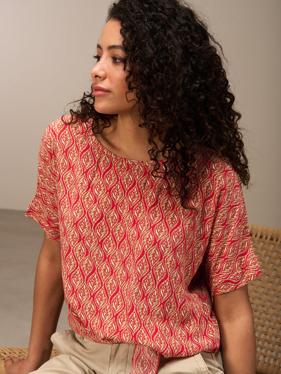 Blusa con nodi