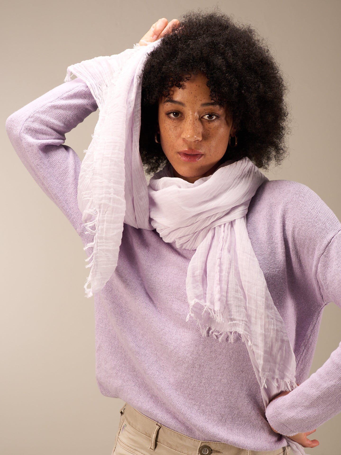 Cotton scarf