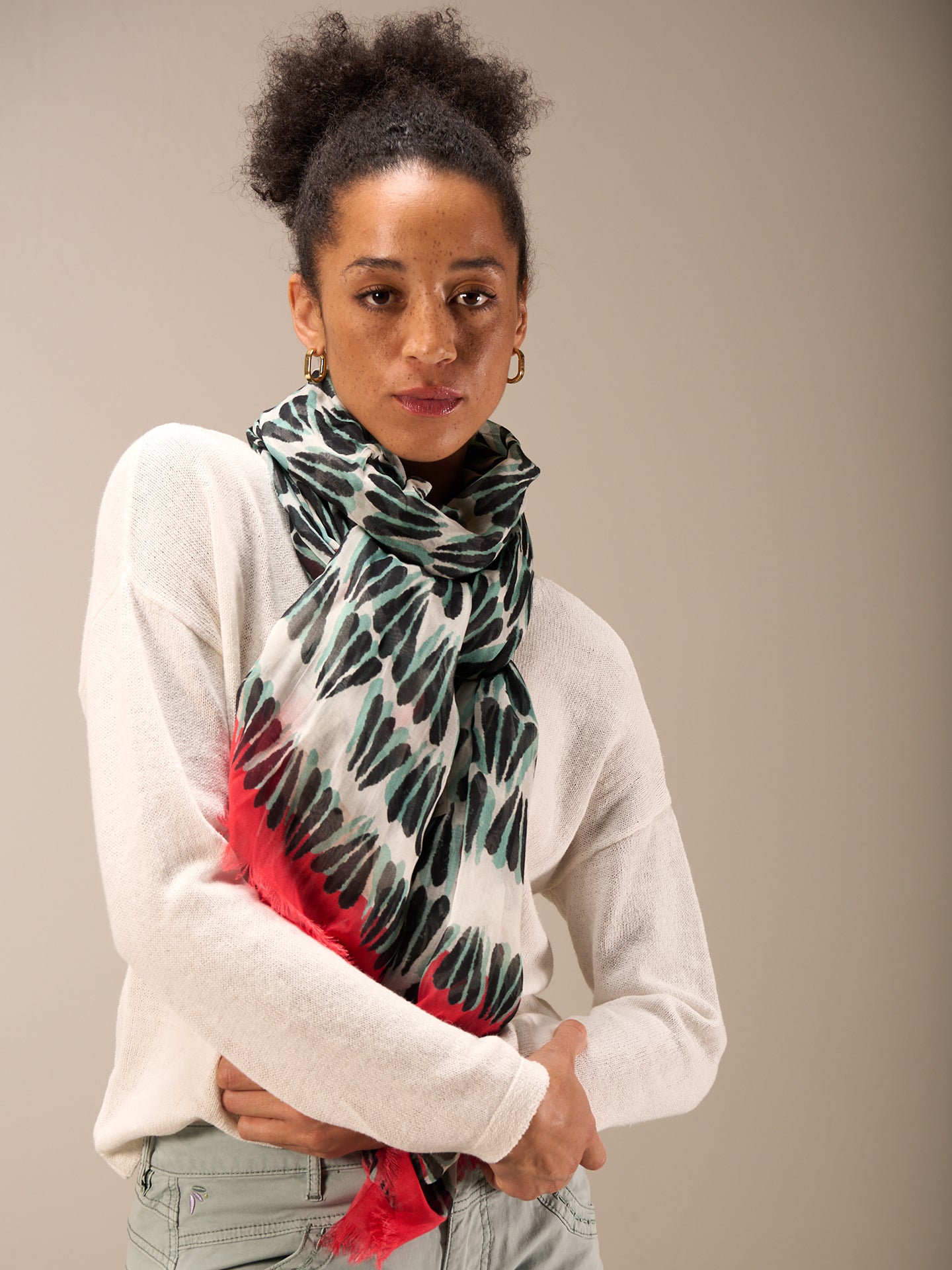 Printed scarf