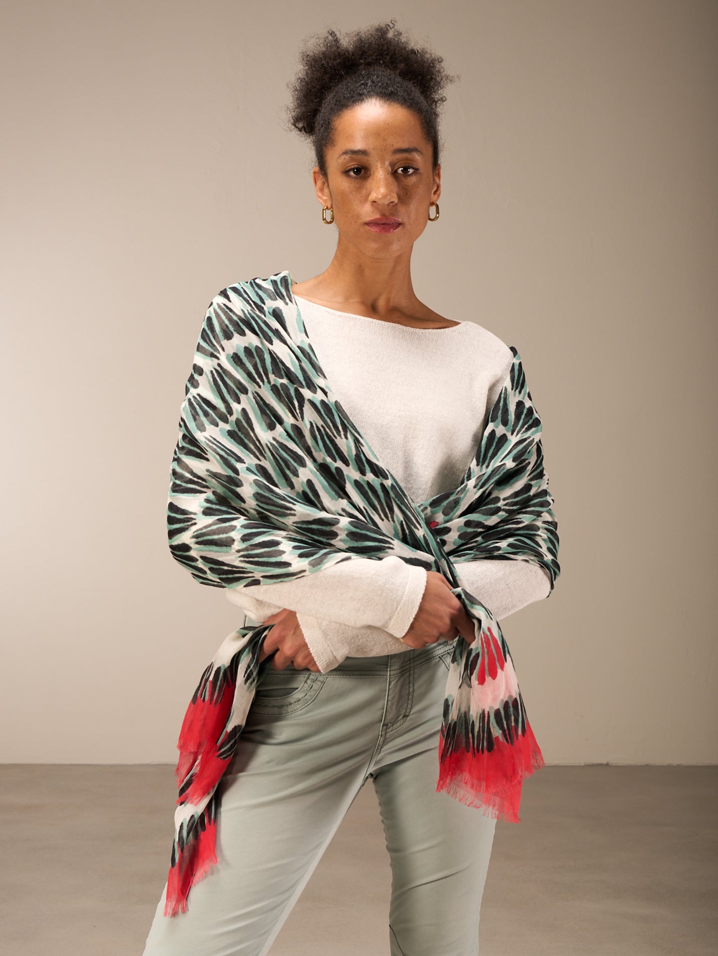 Printed scarf