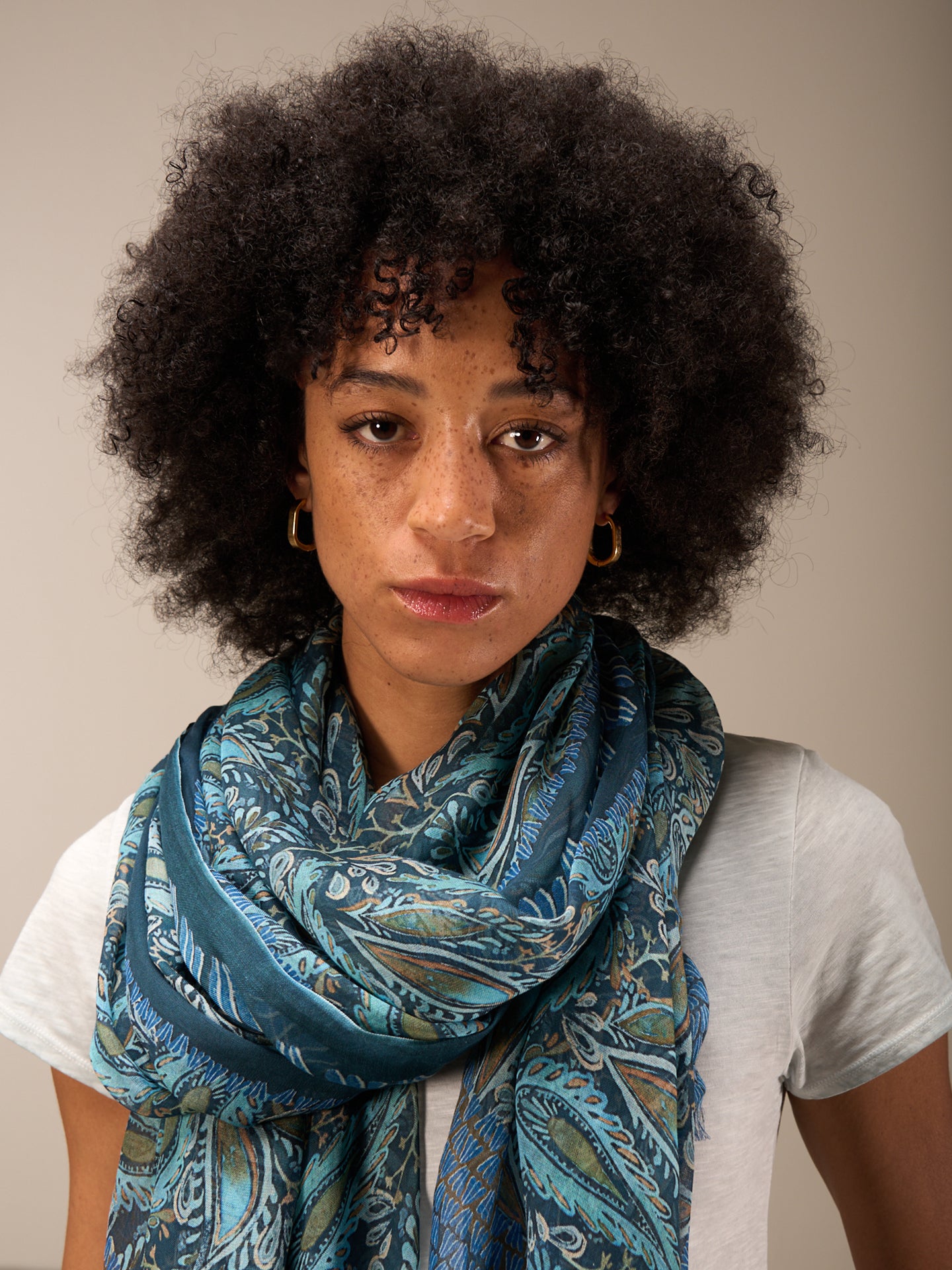 Printed scarf