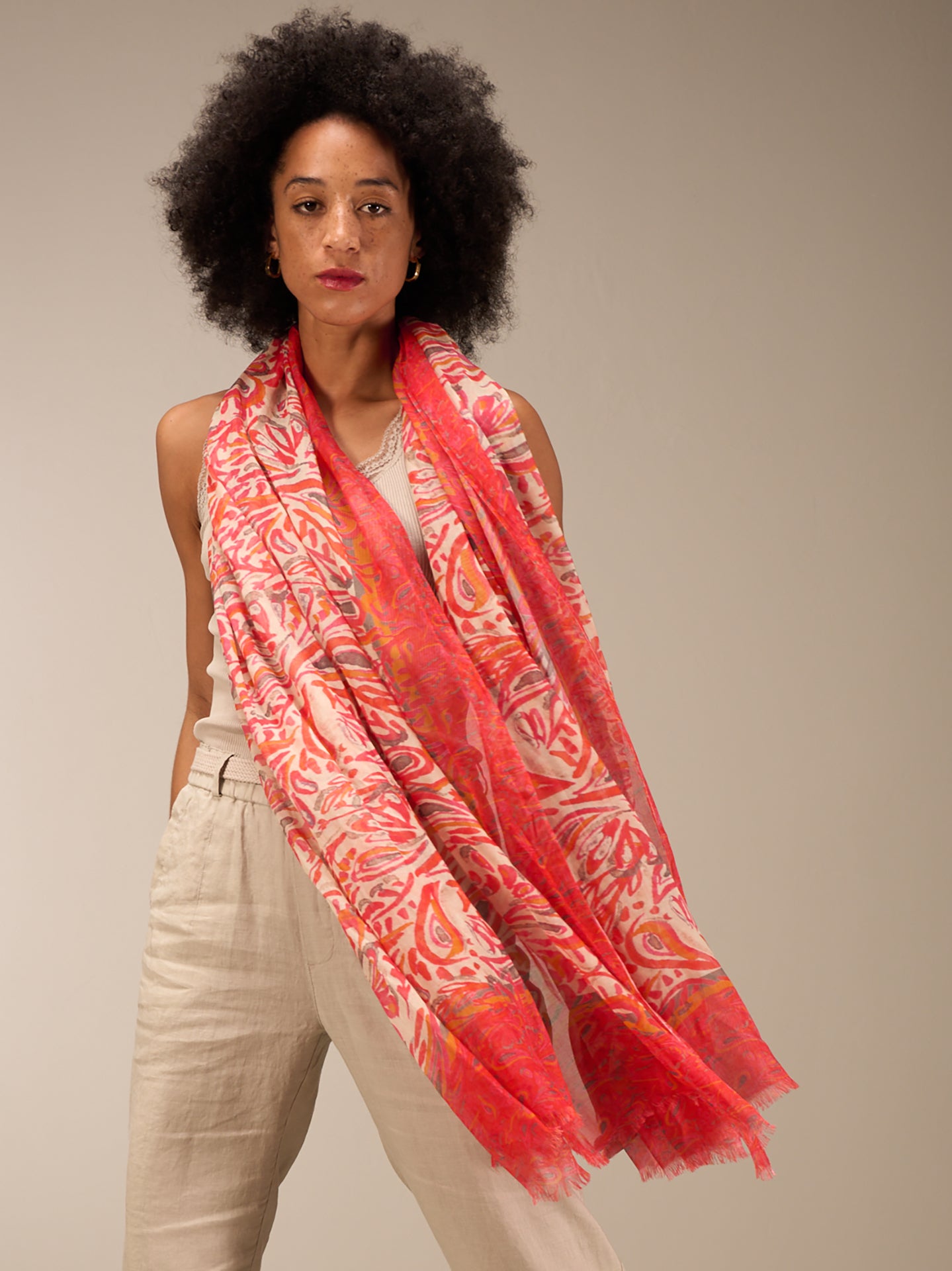 Printed scarf