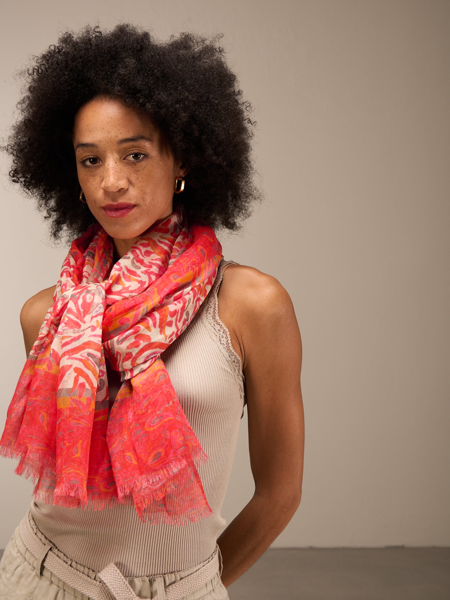 Printed scarf