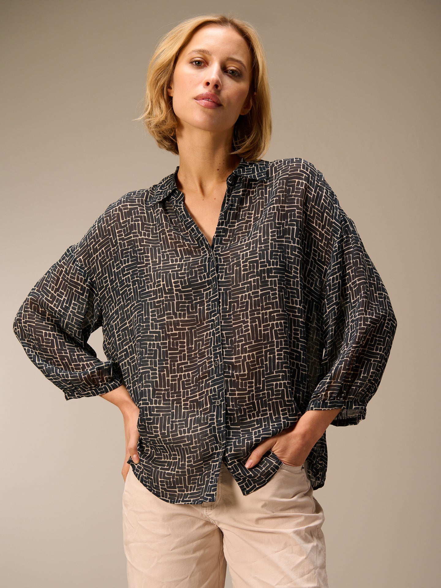 Printed blouse