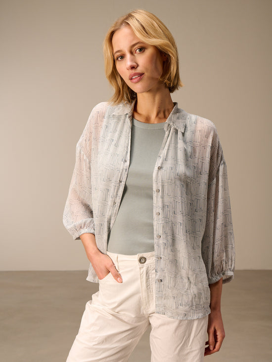 blouse imprimé