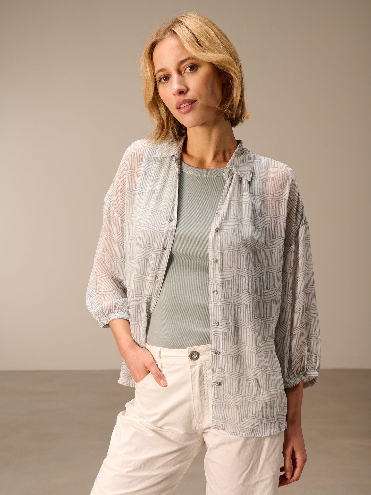 Printed blouse