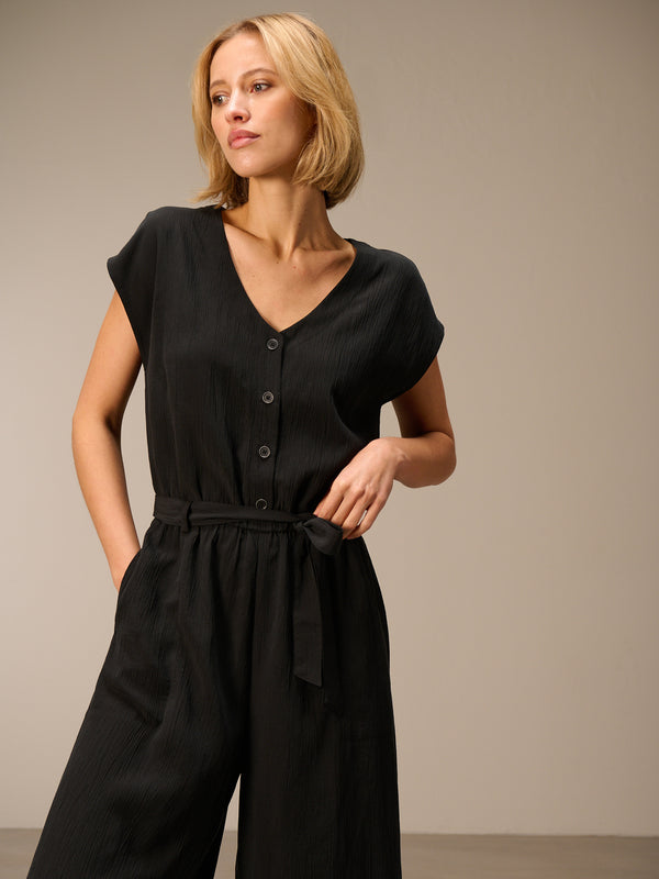 Jumpsuit with belt