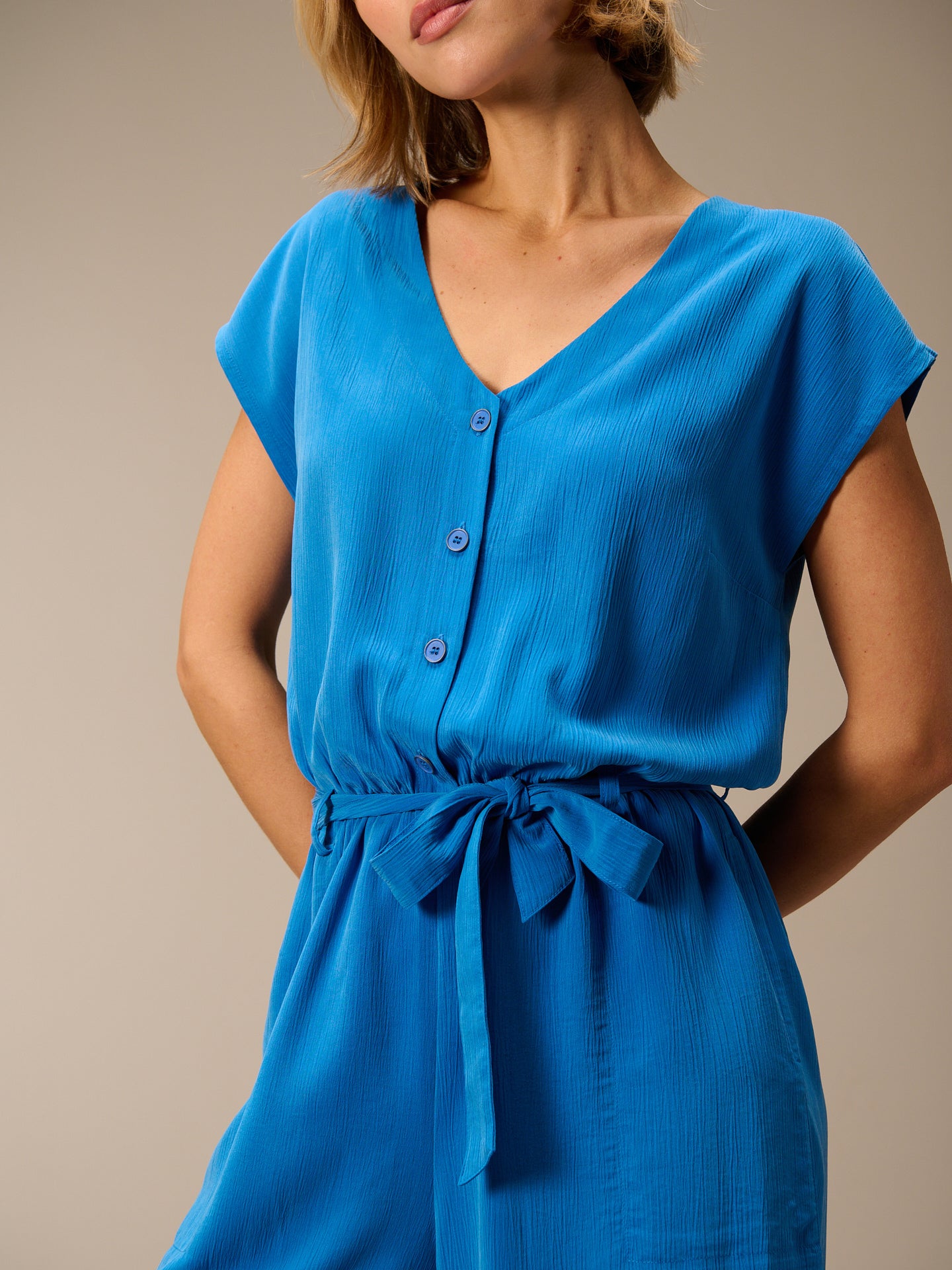 Jumpsuit with belt