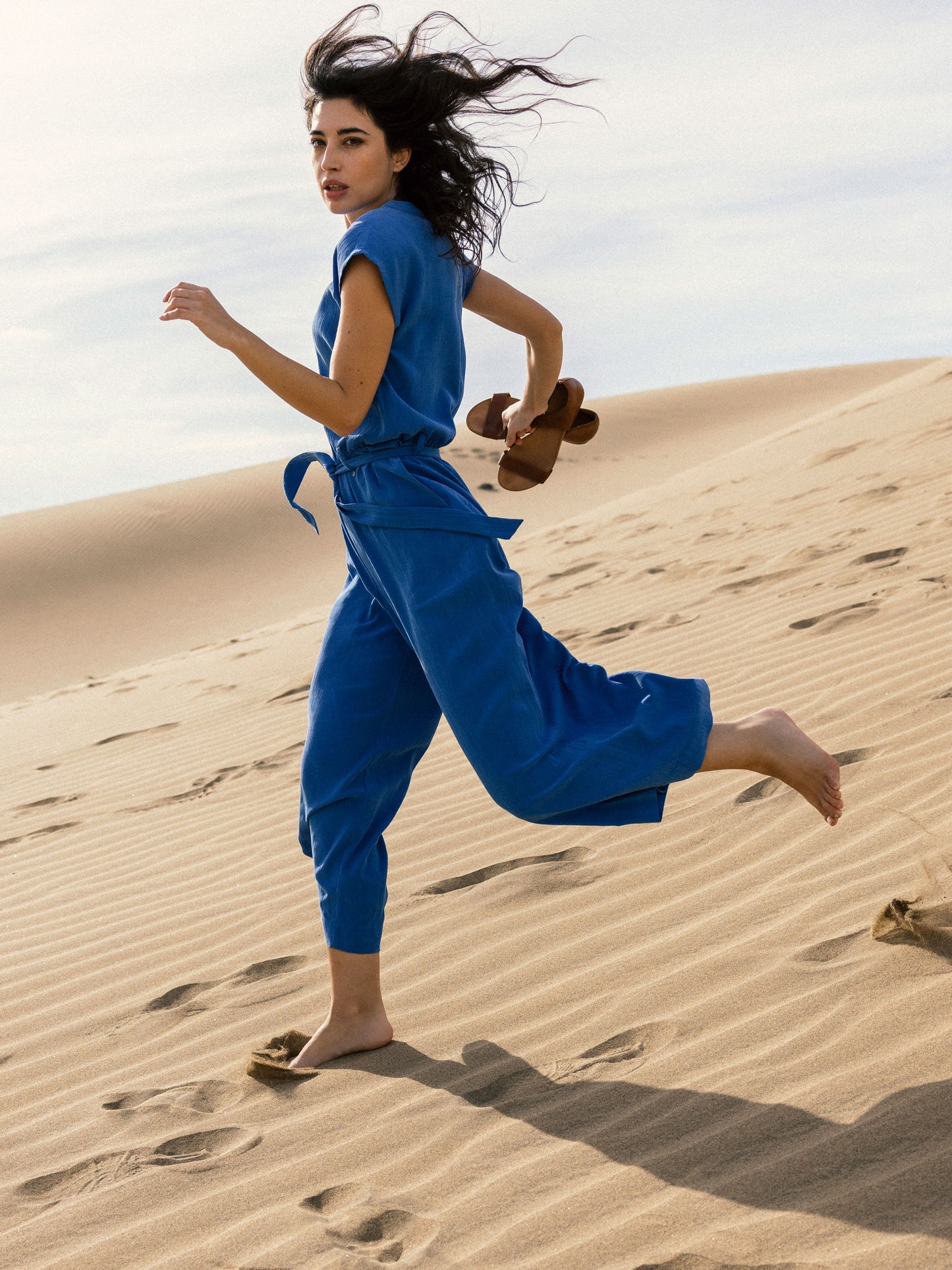 Jumpsuit with belt