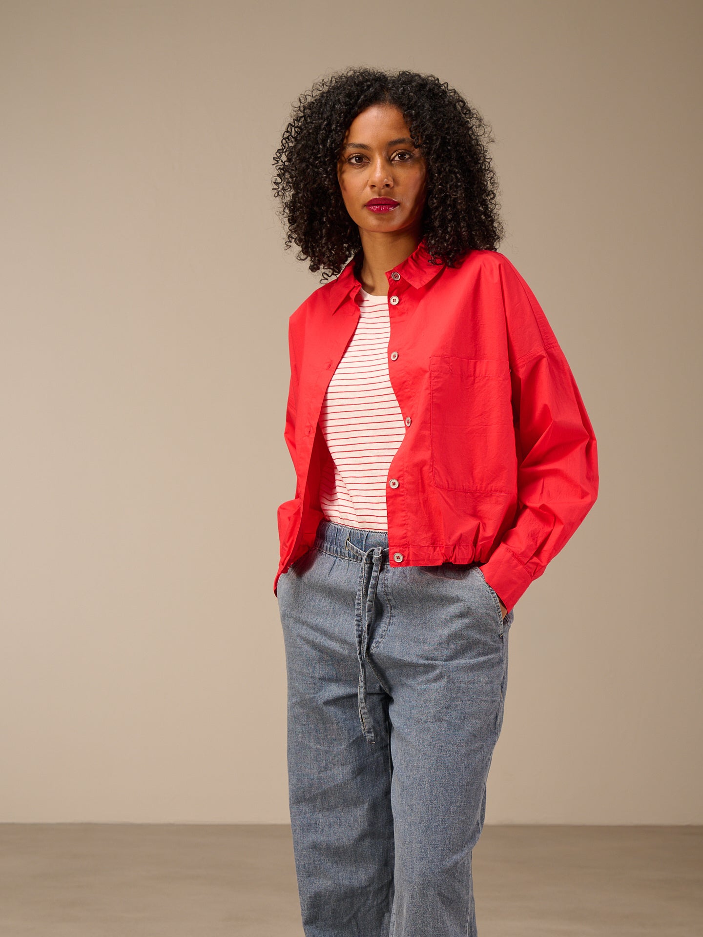 Plain blouse