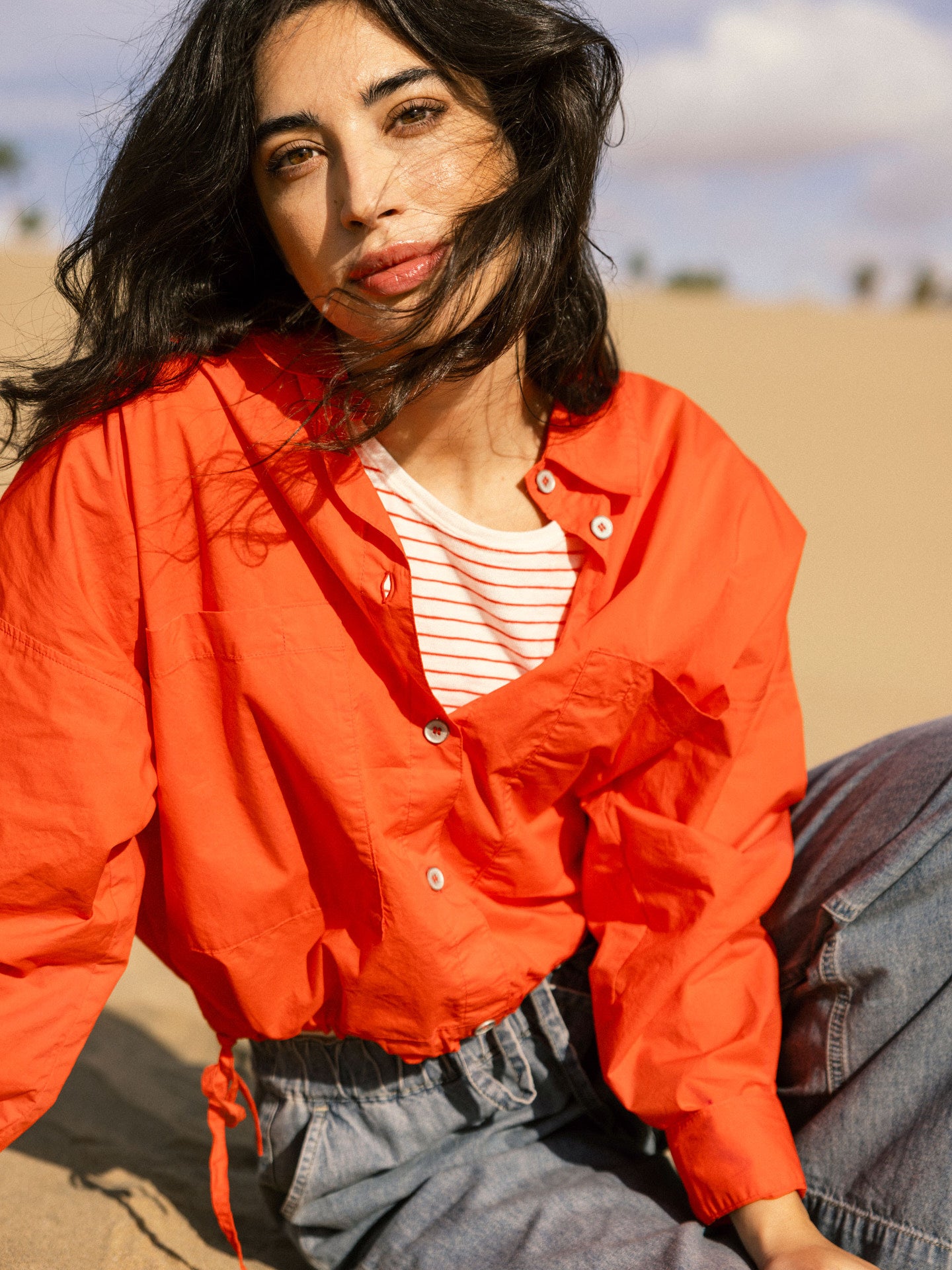 Plain blouse