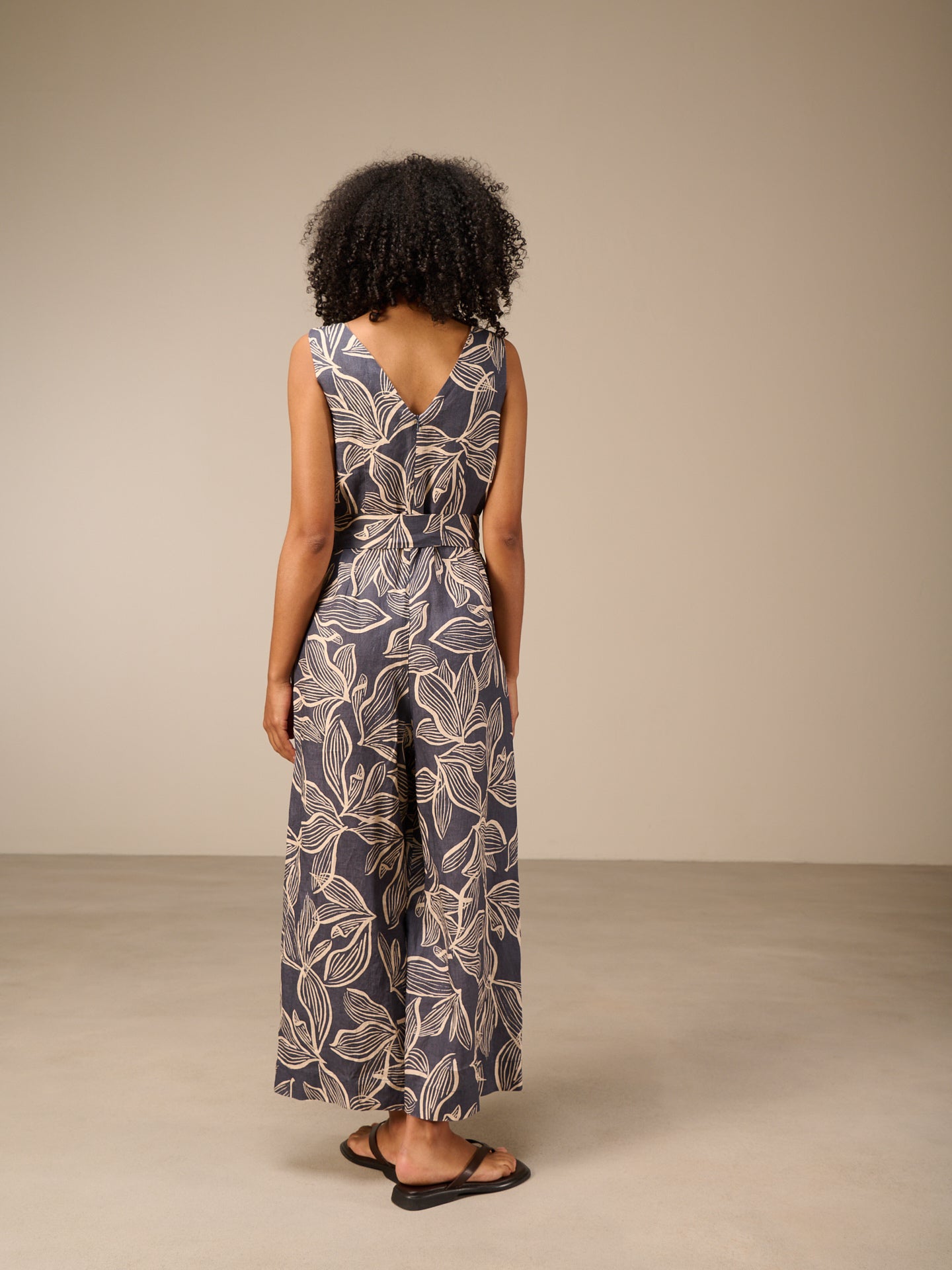 Jumpsuit with belt
