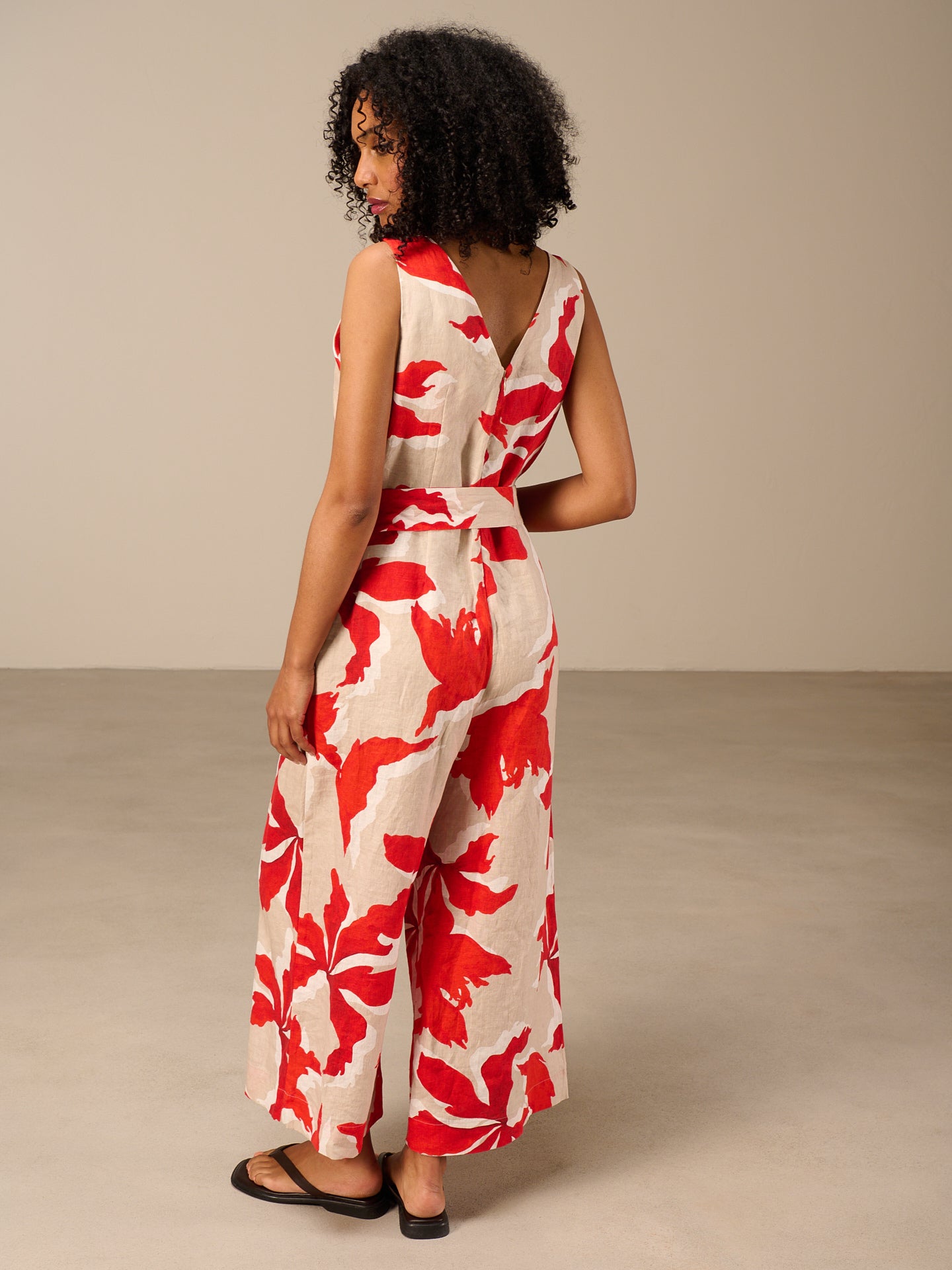 Jumpsuit with belt