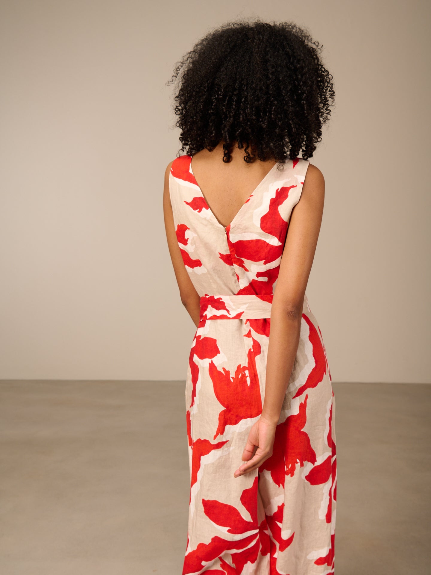 Jumpsuit with belt