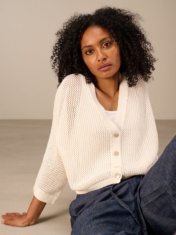 Button-up cardigan