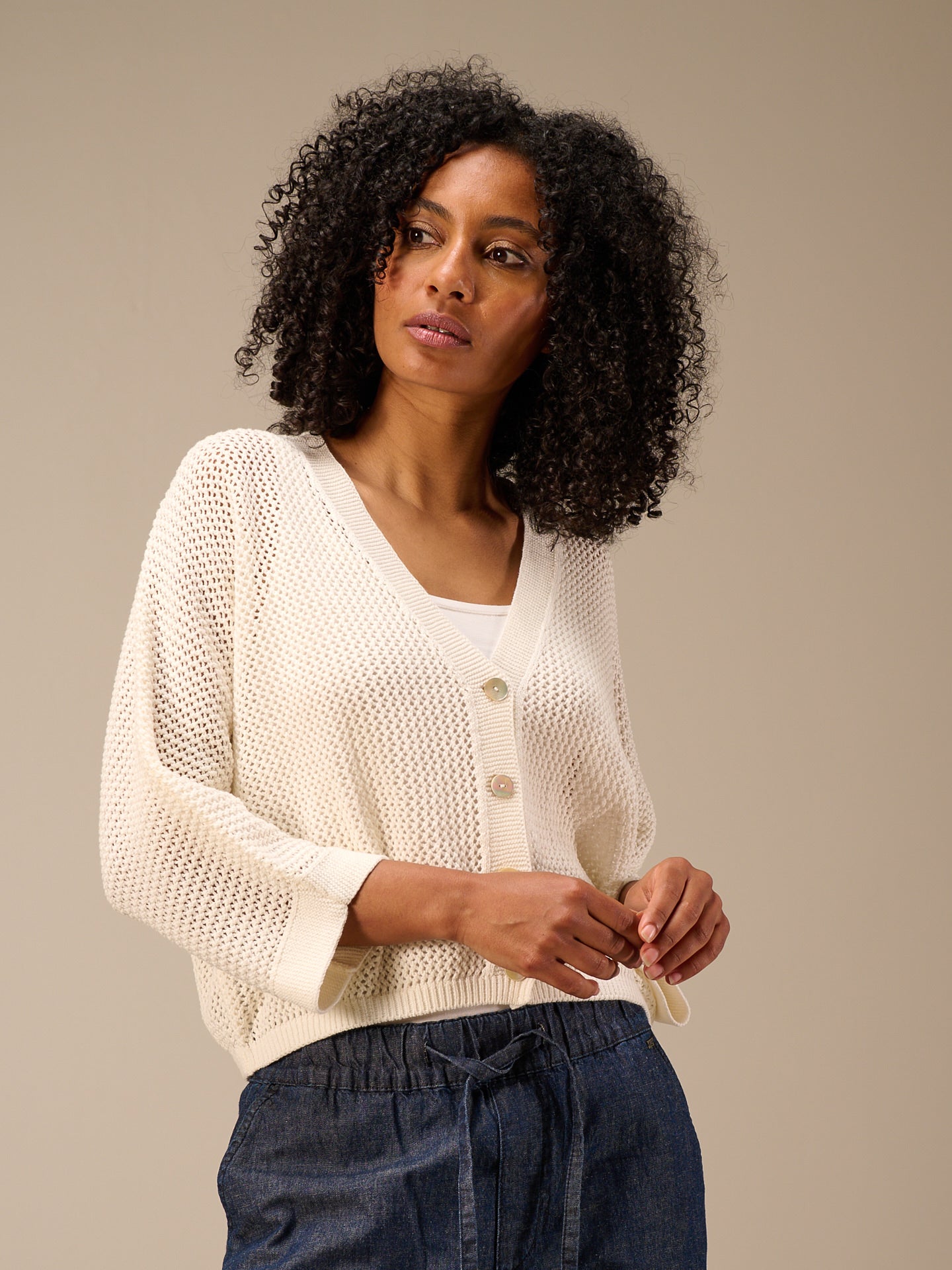 Button-up cardigan