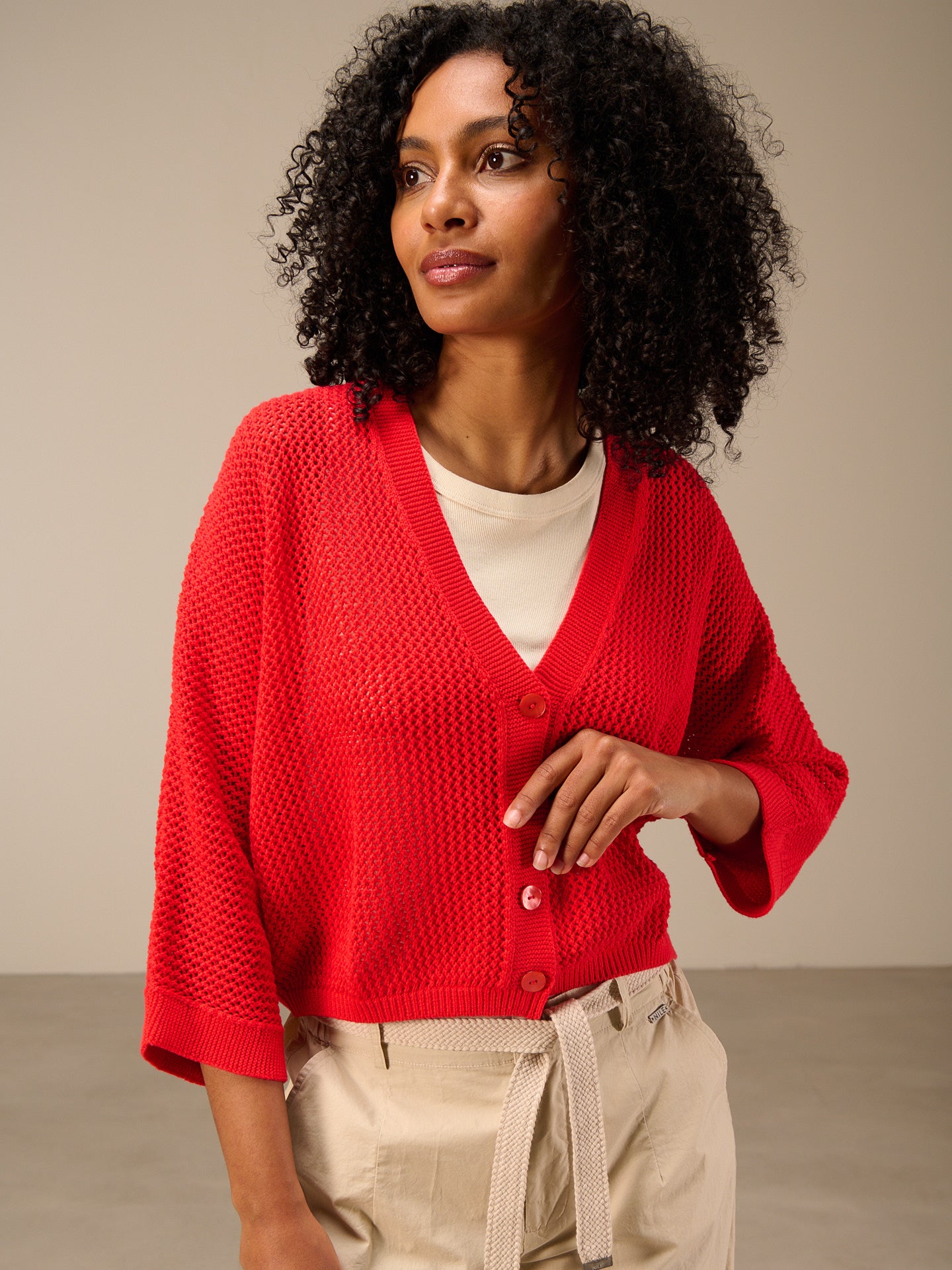 Button-up cardigan