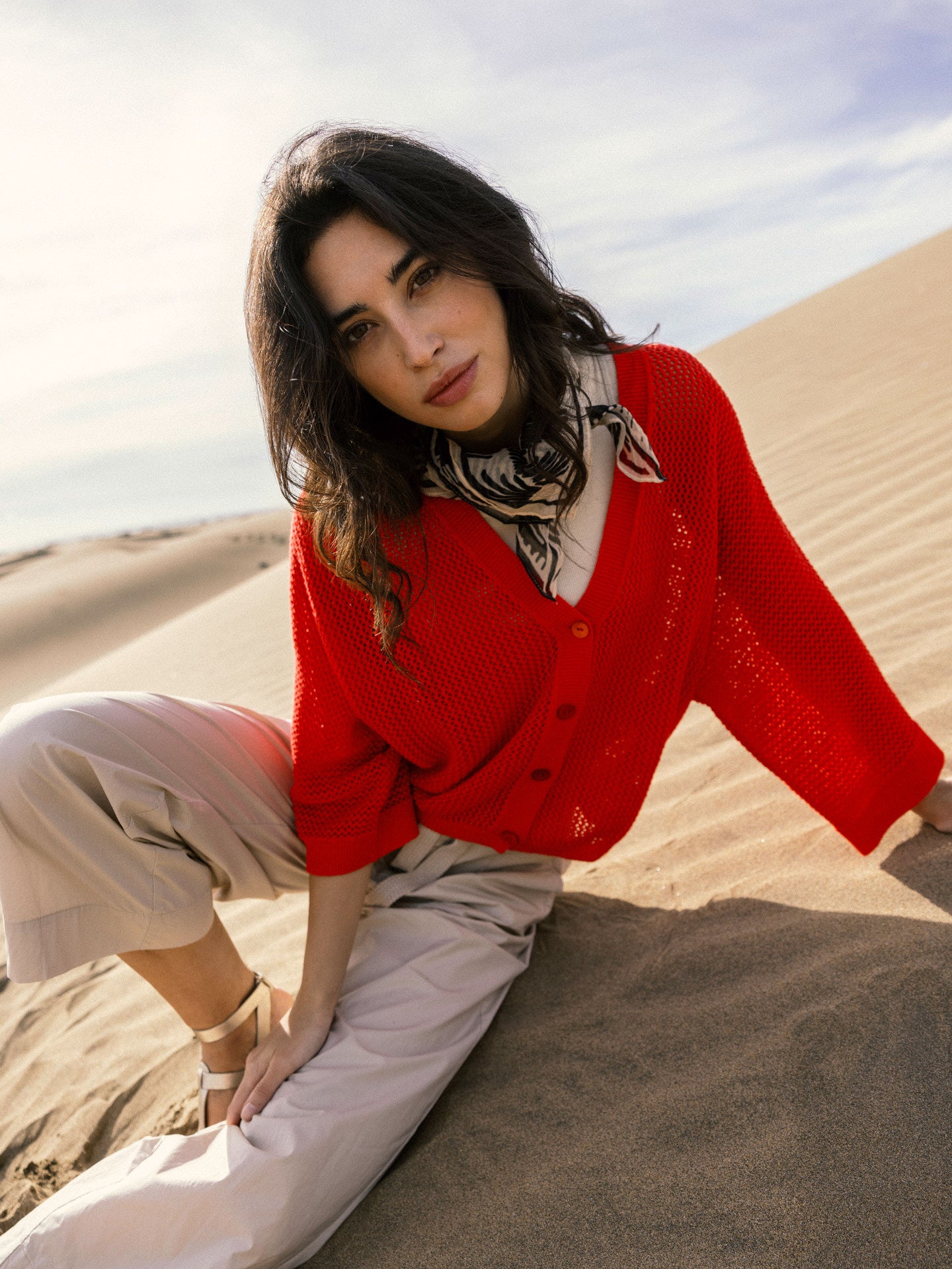 Button-up cardigan
