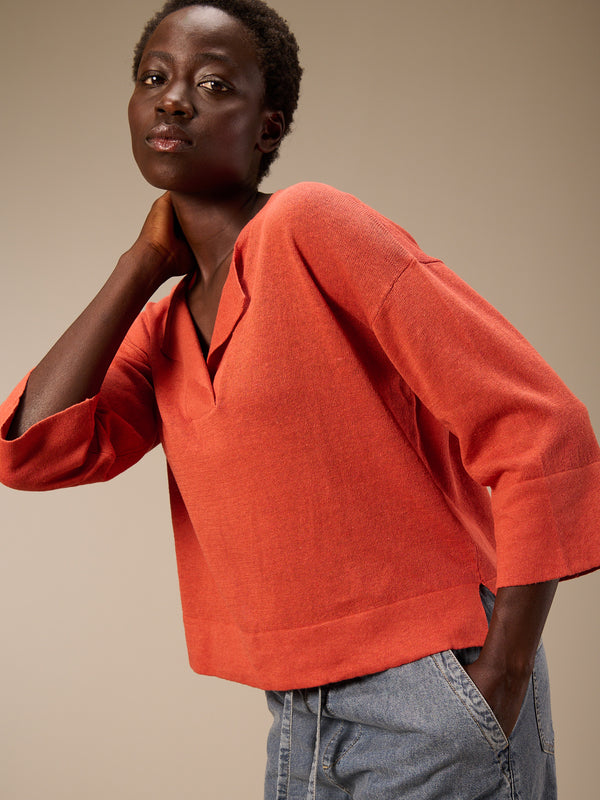 Fine knit sweater