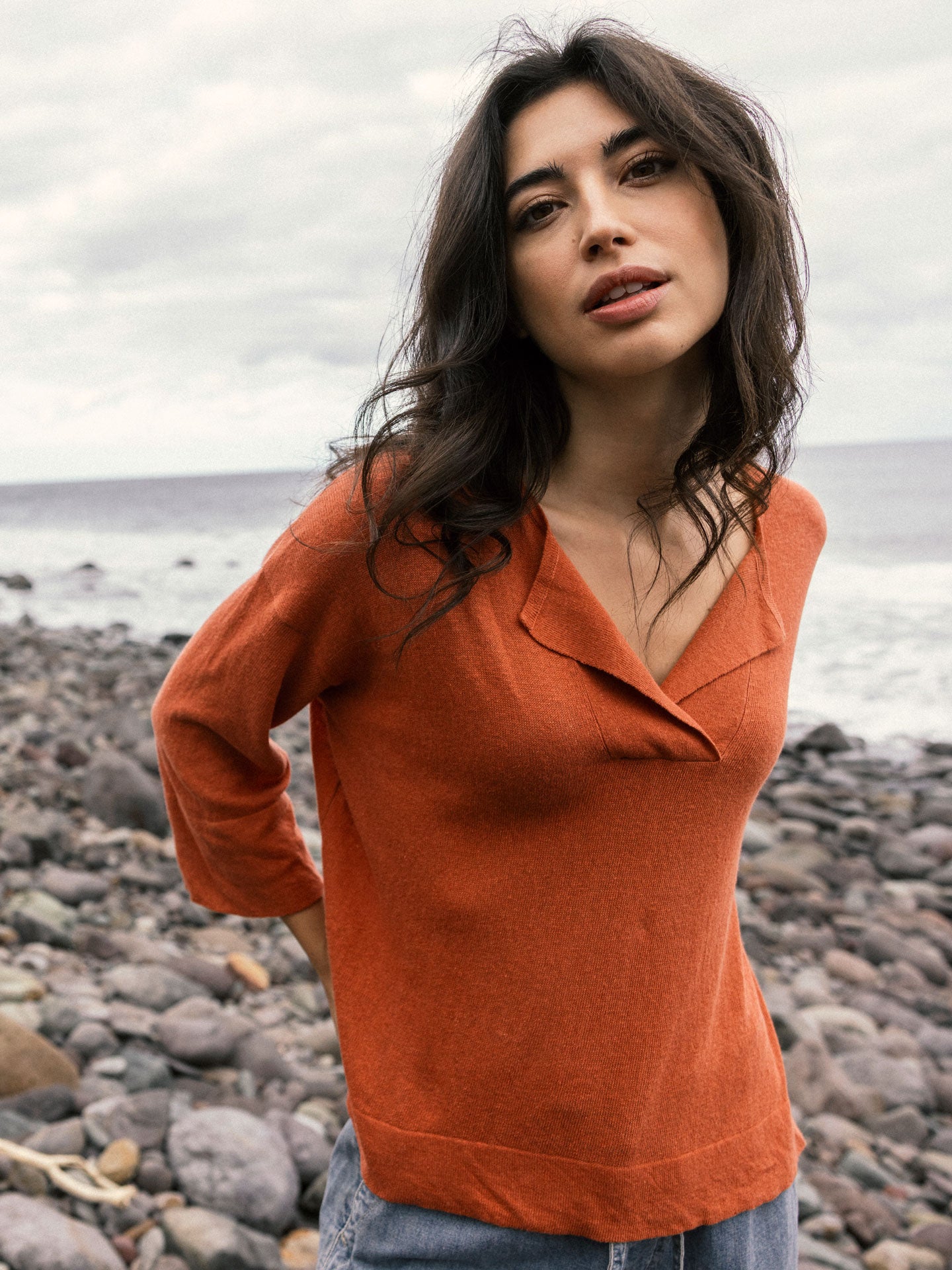 Fine knit sweater